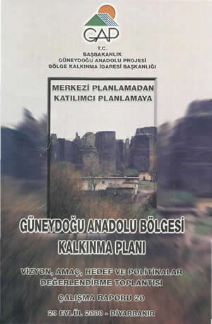 Merkezi Planlamadan Katılımcı Planlamaya GAP Bölge Kalkınma Planı Çalışma Raporu 20
