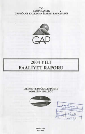 2004 Yılı Faaliyet Raporu