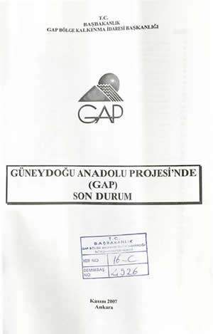 2007 GAP Son Durum