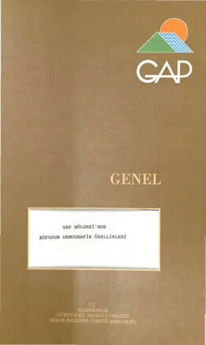 GAP Bölgesi’nde Nüfusun Demografik Özellikleri