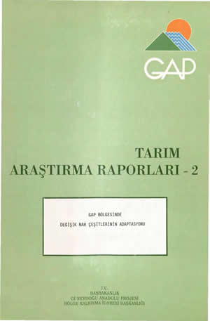 Tarım Araştırma Raporları-2