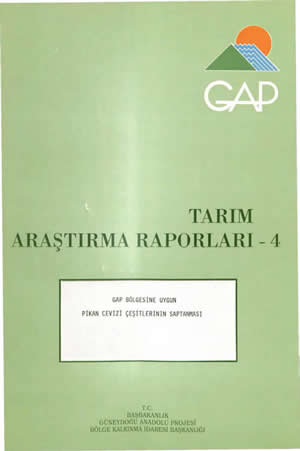 Tarım Araştırma Raporları-4