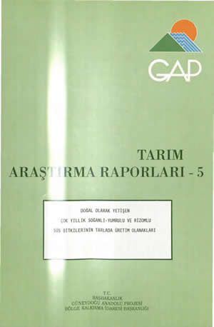 Tarım Araştırma Raporları-5