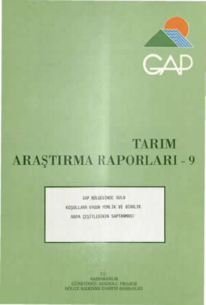 Tarım Araştırma Raporları-9