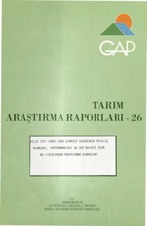 Tarım Araştırma Raporları-26