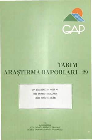 Tarım Araştırma Raporları-29