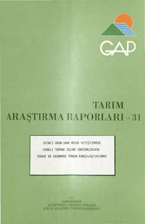 Tarım Araştırma Raporları-31