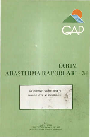 Tarım Araştırma Raporları-34