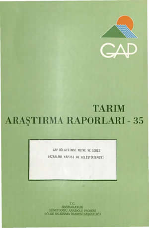 Tarım Araştırma Raporları-35