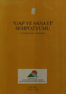 “GAP ve Sanayi” Sempozyumu ( 16-18 Ekim 1990-Şanlıurfa )