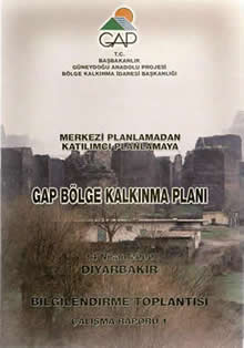 Merkezi Planlamadan Katılımcı Planlamaya GAP Bölge Kalkınma Planı Çalışma Raporu 1