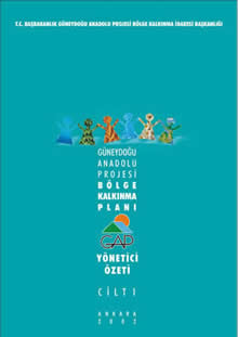 GAP Bölge Kalkınma Planı Yönetici Özeti Cilt 1