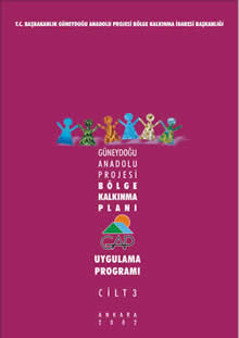 GAP Bölge Kalkınma Planı Uygulama Programı Cilt 3