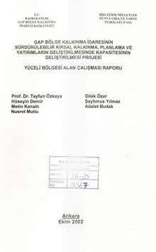 Yüceli Bölgesi Alan Çalışması Raporu