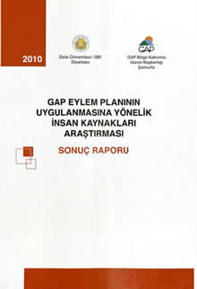 GAP Eylem Planının Uygulanmasına Yönelik İnsan Kaynakları Araştırması Sonuç Raporu