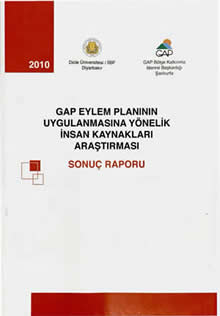 GAP Eylam Planın Uygulanmasına Yönelik İnsan Kaynakları Araştırması