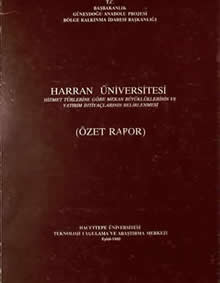 Harran Üniversitesi (Özet Rapor)