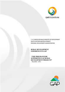 Rural Development Experience In GAP