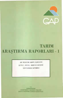 Tarım Araştırma Raporları-1