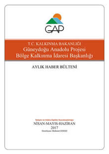 Aylık Haber Bülteni Nisan-Mayıs-Haziran 2017