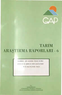 Tarım Araştırma Raporları-6