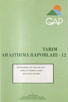 Tarım Araştırma Raporları-12