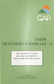 Tarım Araştırma Raporları-31