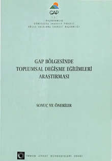 GAP Bölgesinde Değişme Eğilimleri Araştırması