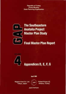 The Southeastern Anatolia Project Master Plan Study Final Master Plan Report Volume 4