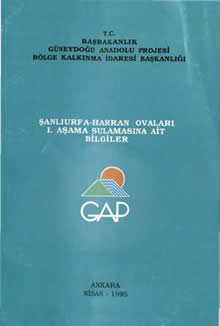 Şanlıurfa Harran Ovaları 1. Aşama Sulaması