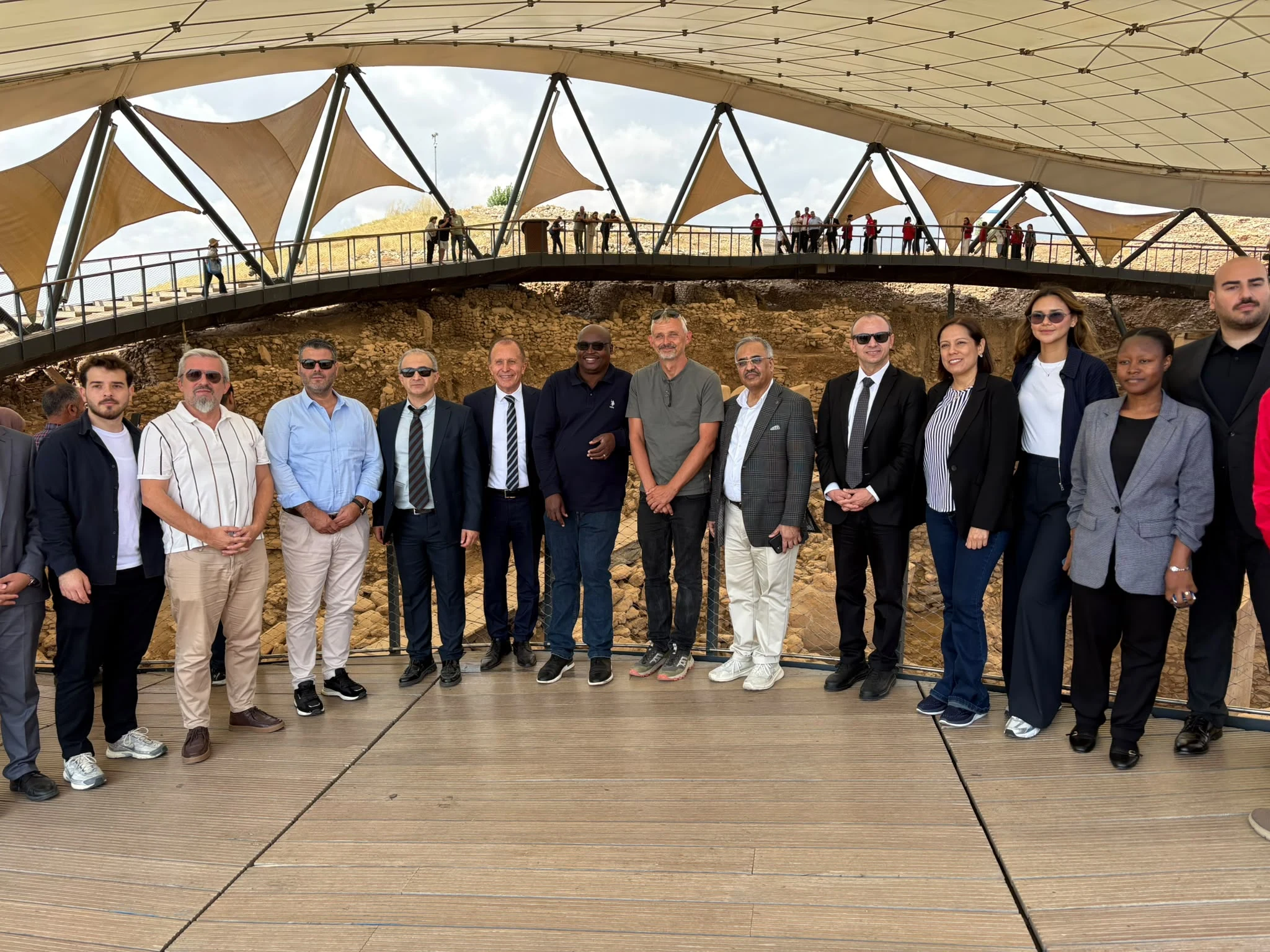 TEKNOFEST 2026 Kapsamında Şanlıurfa’da Bulunan Üst Düzey Yabancı Heyetler Göbeklitepe’yi Ziyaret Etti