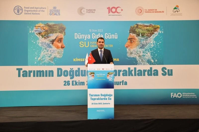 Cumhuriyetimizin 100. Yılında Dünya Gıda Günü Kapsamında “Tarımın Doğduğu Topraklarda Su” Konuşuldu