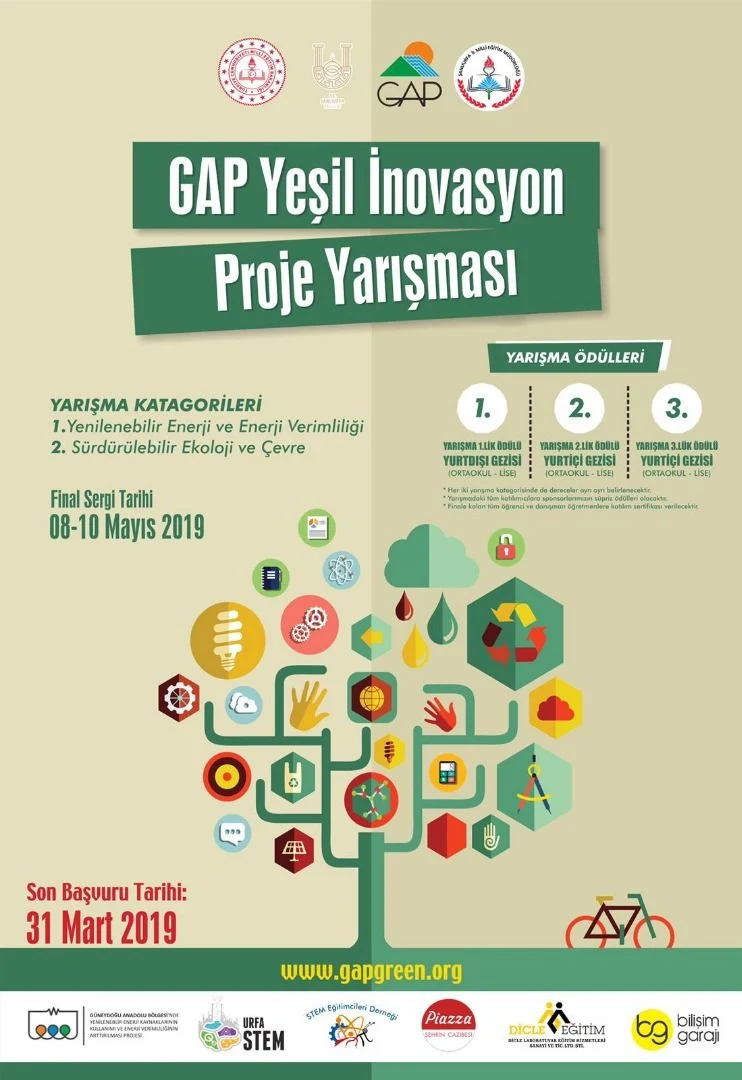 GAP Yeşil İnovasyon 2019 Proje Yarışması