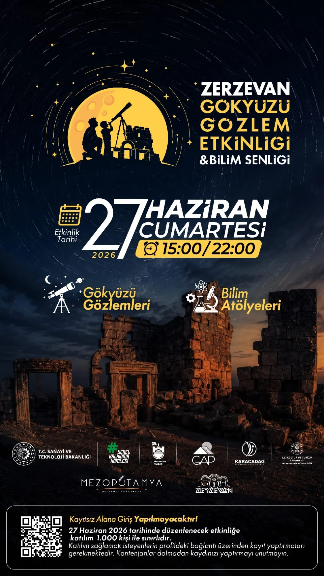 Gökyüzünün Sırları Zerzevan'da Keşfediliyor