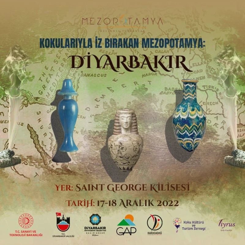 Kokularıyla İz Bırakan Mezopotamya Sergisi Diyarbakır’da