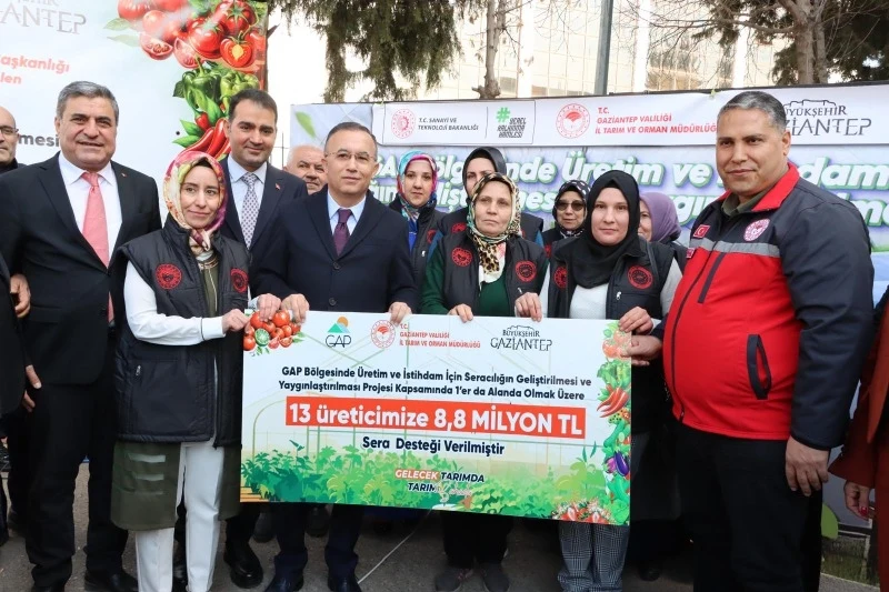 Gaziantep'te Modern Tarım Yaygınlaşıyor, Üretimde Verim Artıyor