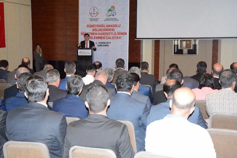 GAP Bölgesi'ndeki Öğretmen Hareketliliğinin İncelenmesi Çalıştayı Tamamlandı