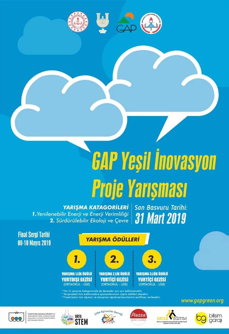 GAP Yeşil İnovasyon 2019 Proje Yarışması