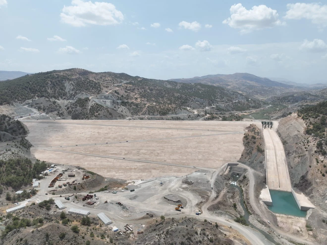 Çetintepe Barajı'nda Su Tutumuna Başlandı