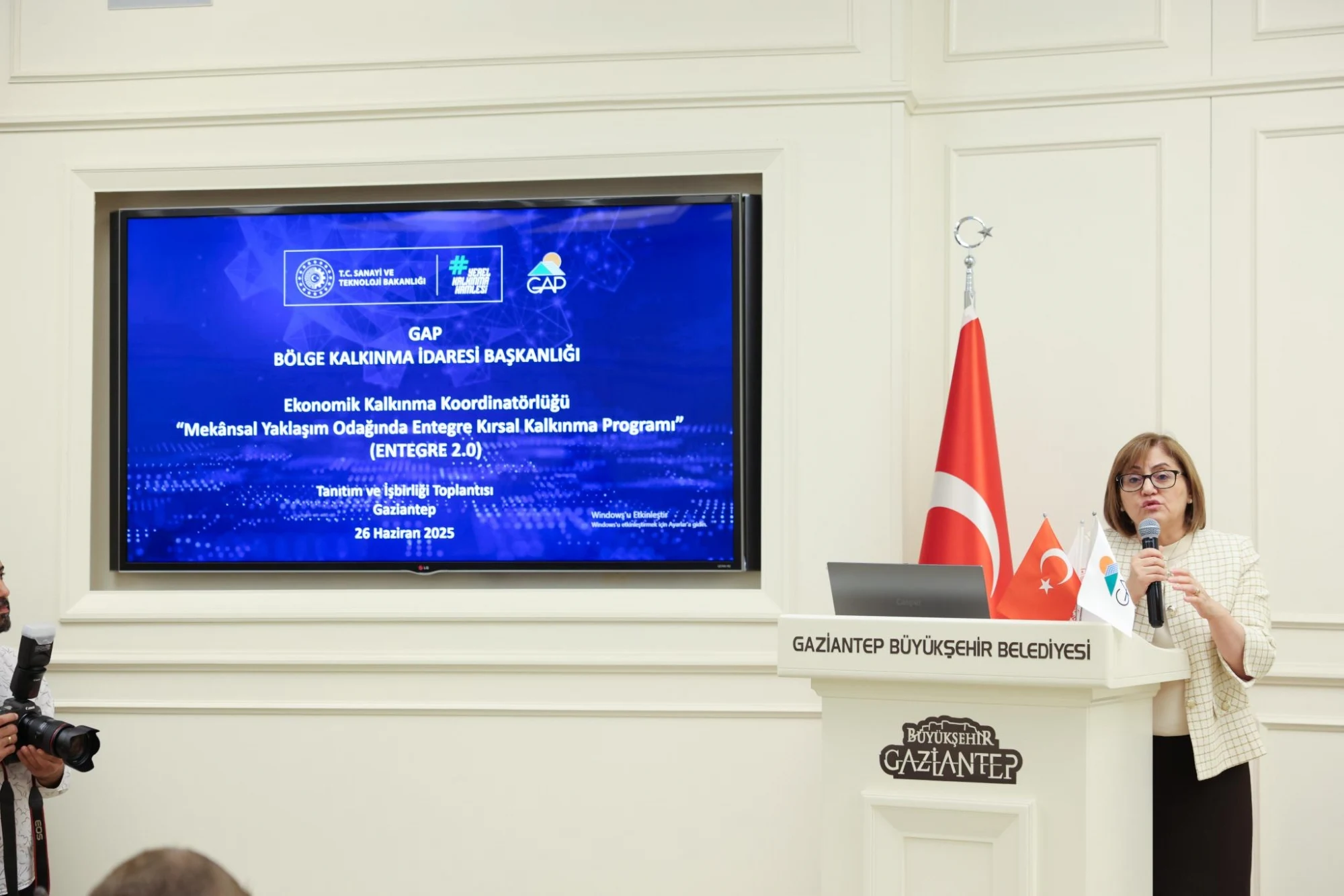 Mekânsal Yaklaşım Odaklı Kırsal Kalkınma Modeli Gaziantep'te Tanıtıldı