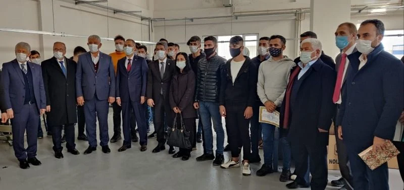 “Adıyaman Sanayi Geliştirme Merkezi Nitelikli Eleman Yetiştirilmesi ve İstihdamı Projesi” Kapsamında Sertifika Töreni Yapıldı