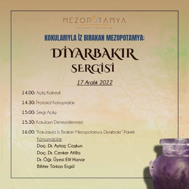 Kokularıyla İz Bırakan Mezopotamya Sergisi Diyarbakır’da