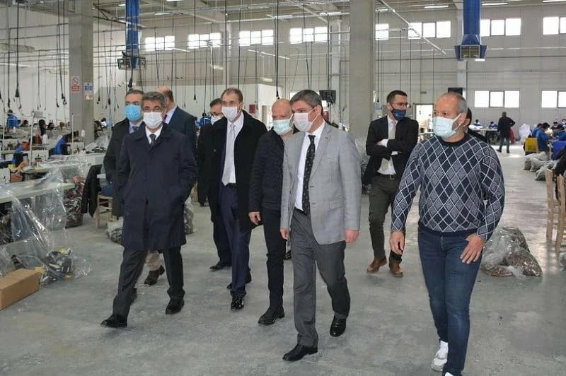 Başkan Vekili Mehmet AÇIKGÖZ ve beraberindeki heyet, Şanlıurfa Organize Sanayi Bölgesini ziyaret etti