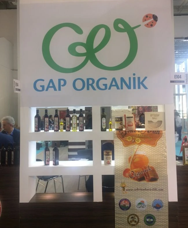 GAP Organik Tarım Küme Projesi 8. İzmir Organik Ürünler Fuarı’nda