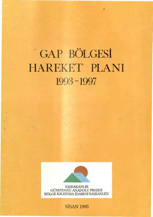 GAP Bölgesi Hareket Planı 1993 -1997