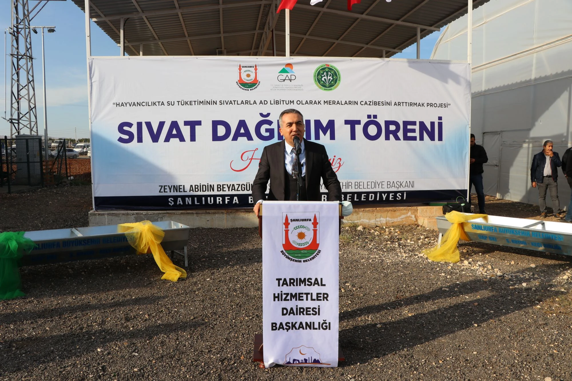 Çiftçilere Sıvat Dağıtımı Yapıldı