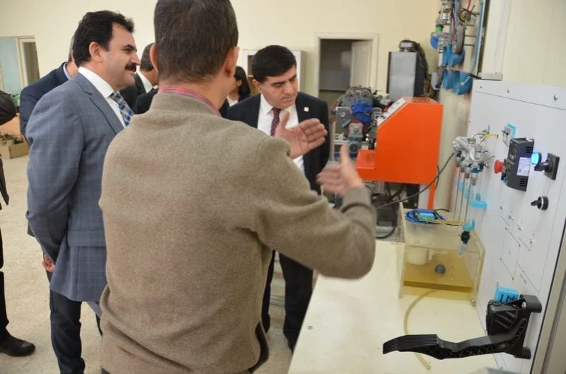 Şanlıurfa Mesleki Eğitim Merkezi Güçlendirme Projesi" Üretim Atölyeleri Ziyareti