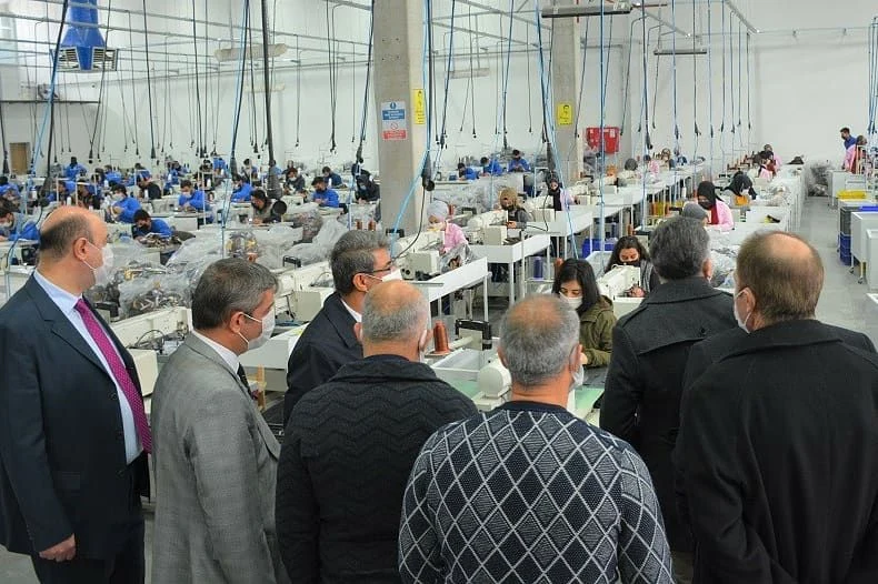 Başkan Vekili Mehmet AÇIKGÖZ ve beraberindeki heyet, Şanlıurfa Organize Sanayi Bölgesini ziyaret etti