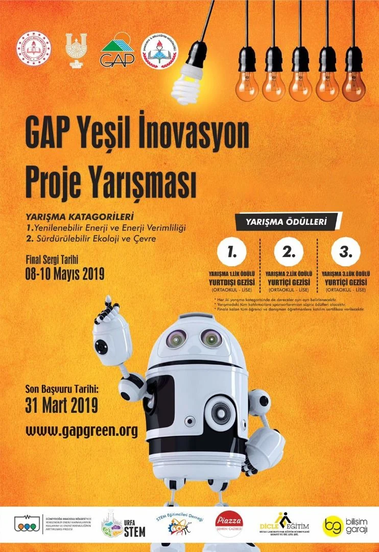 GAP Yeşil İnovasyon 2019 Proje Yarışması