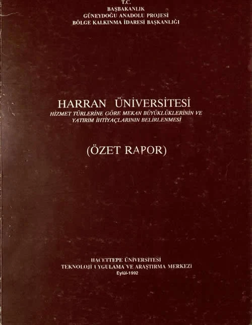 Harran Üniversitesi (Özet Rapor)